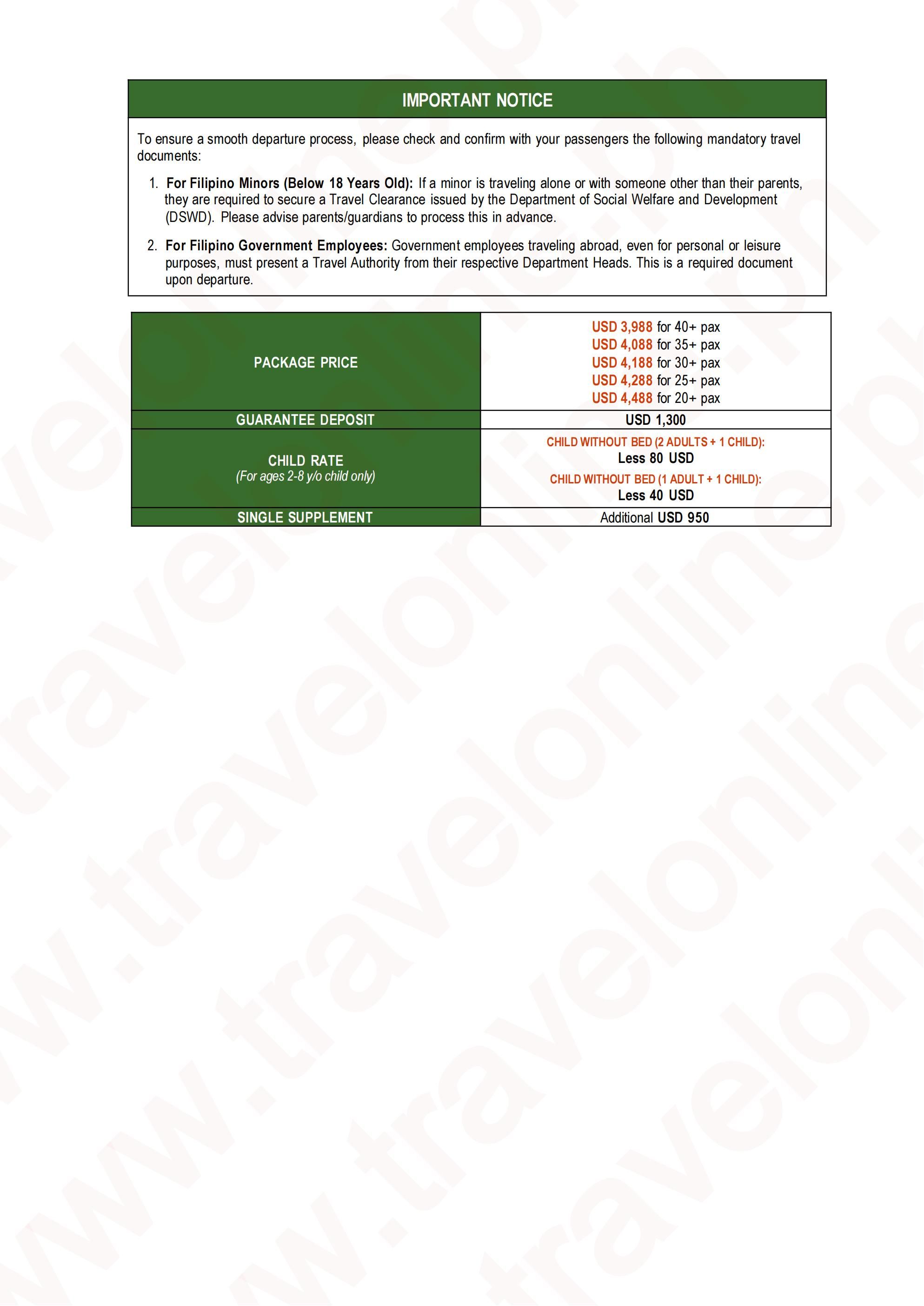 AFRICA (Waka waka_ with Kruger National Park) 2026: AS LOW AS $3988/PAX itinerary