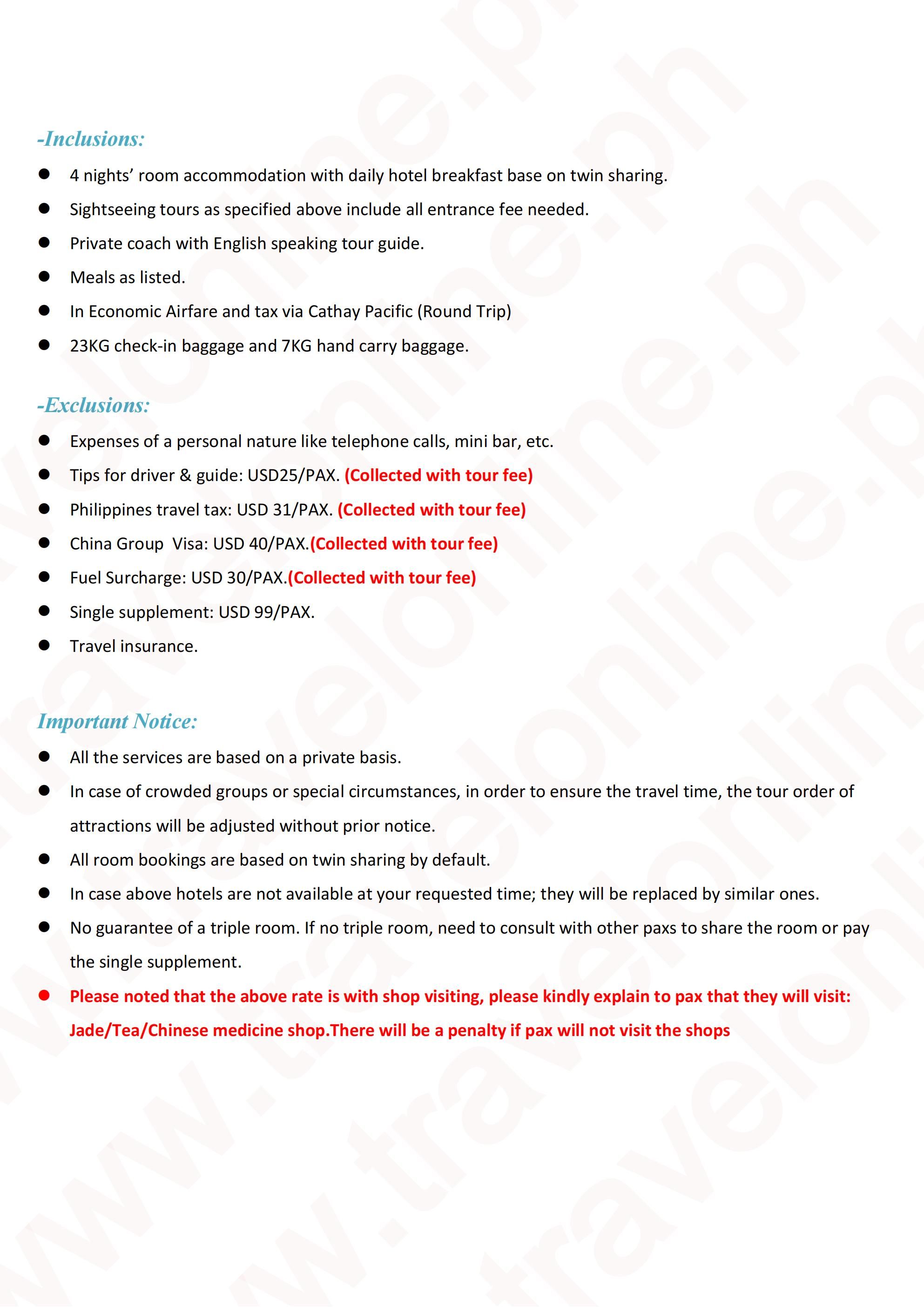 Shanghai Hangzhou Wuzhen 5D4N Tour: AS LOW AS $569/PAX itinerary