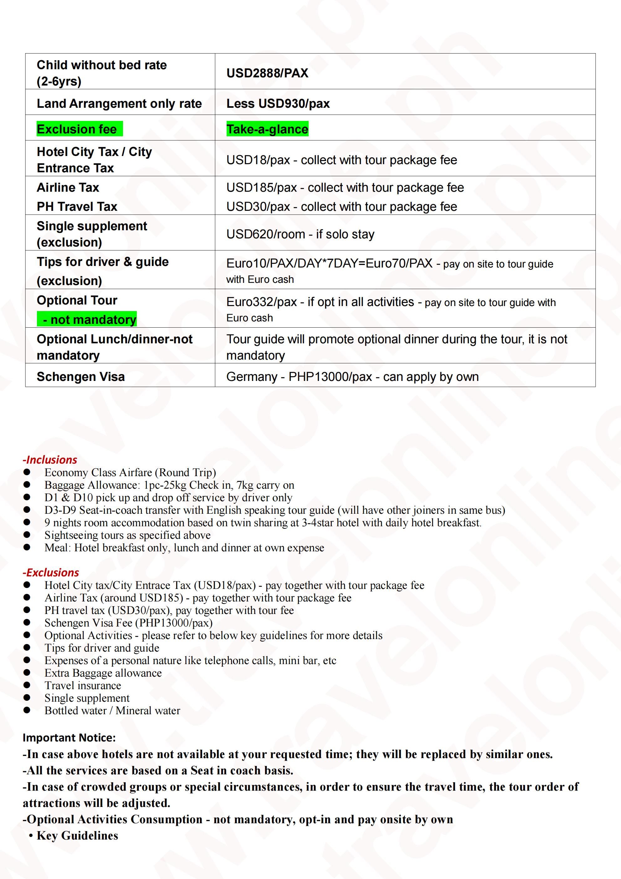 （Easy to Go）East Europe (Via HK) 11D9N (7-in-1),2026 Out Cebu: AS LOW AS $2988/PAX itinerary