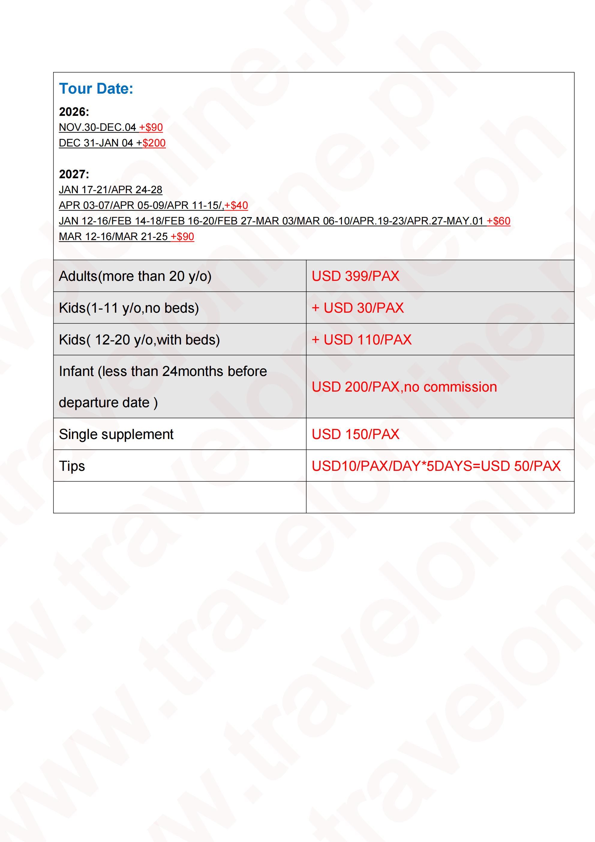 HK Disney-Macau-Shenzhen-Zhuhai 5D4N Package: AS LOW AS $399/PAX itinerary