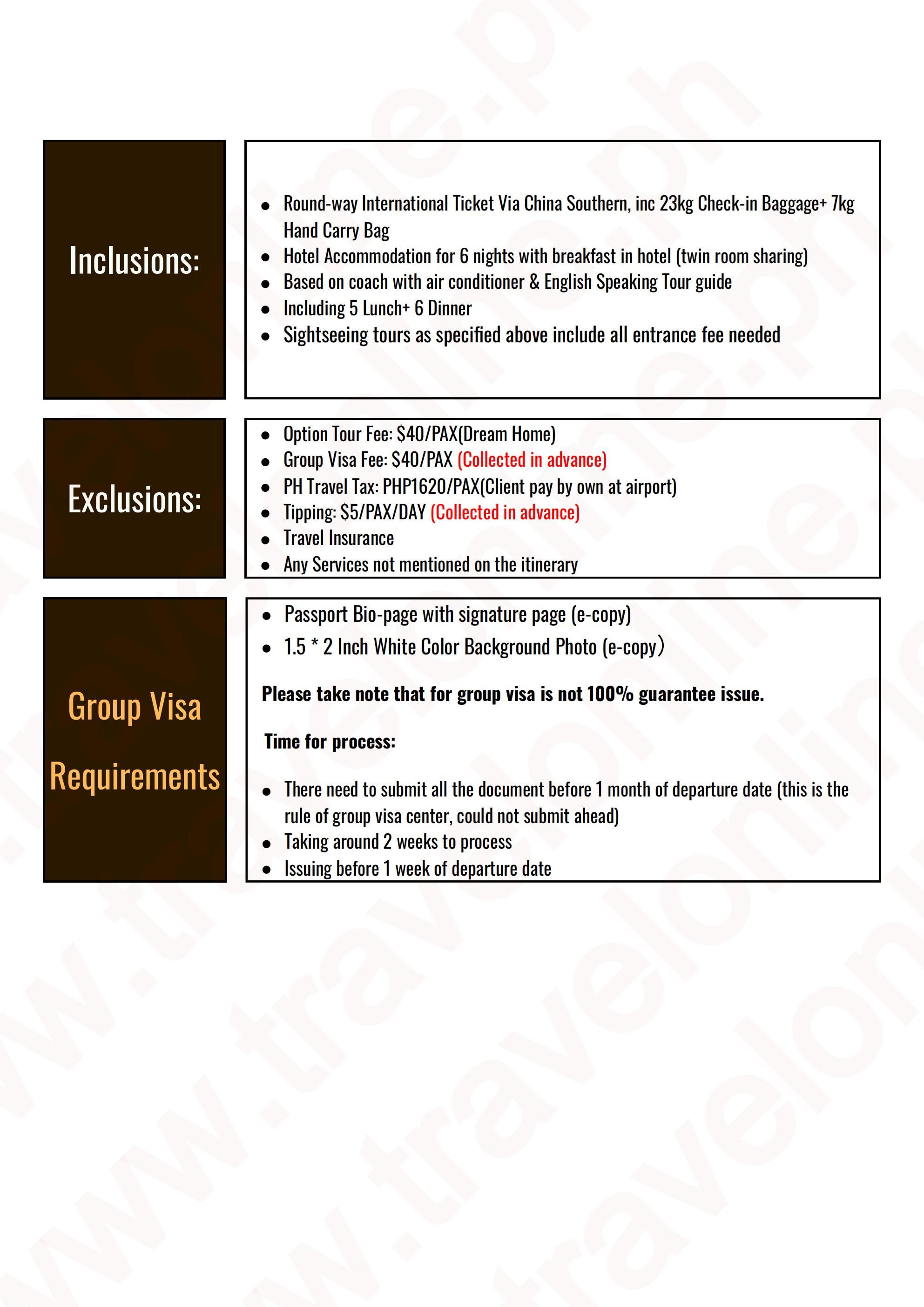 CHINA HARBIN AND SNOW TOWN 7 DAYS 6 NIGHTS ALL IN JOINER GROUP TOUR PACKAGE FROM MANILA PHILIPPINES - AS LOW AS: $1338/PAX - TRAVELONLINE itinerary