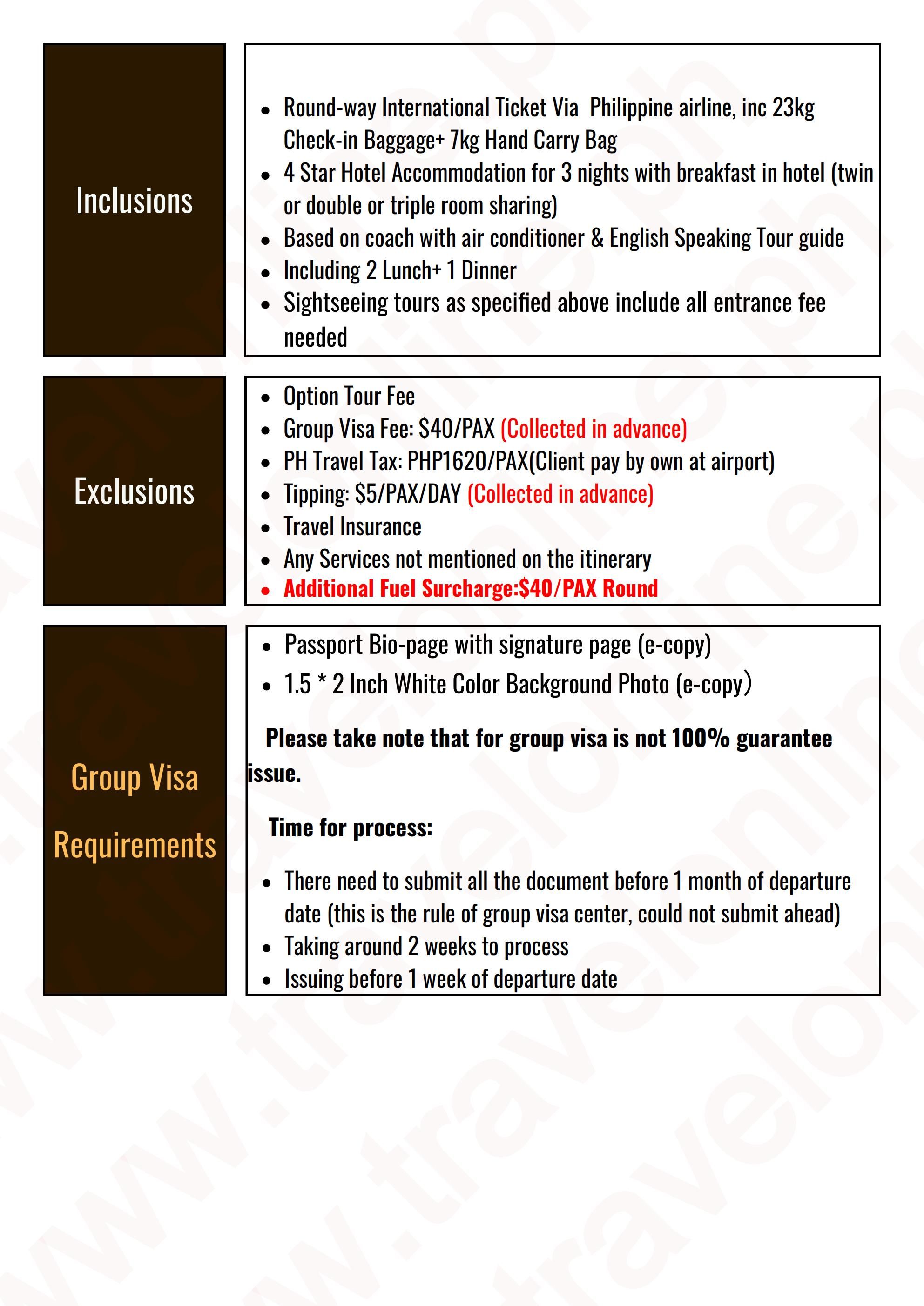 SHANGHAI CHINA 4 DAYS 3 NIGHTS ALL IN JOINER GROUP TOUR PACKAGE FROM MANILA PHILIPPINES - AS LOW AS: $399/PAX - TRAVELONLINE itinerary