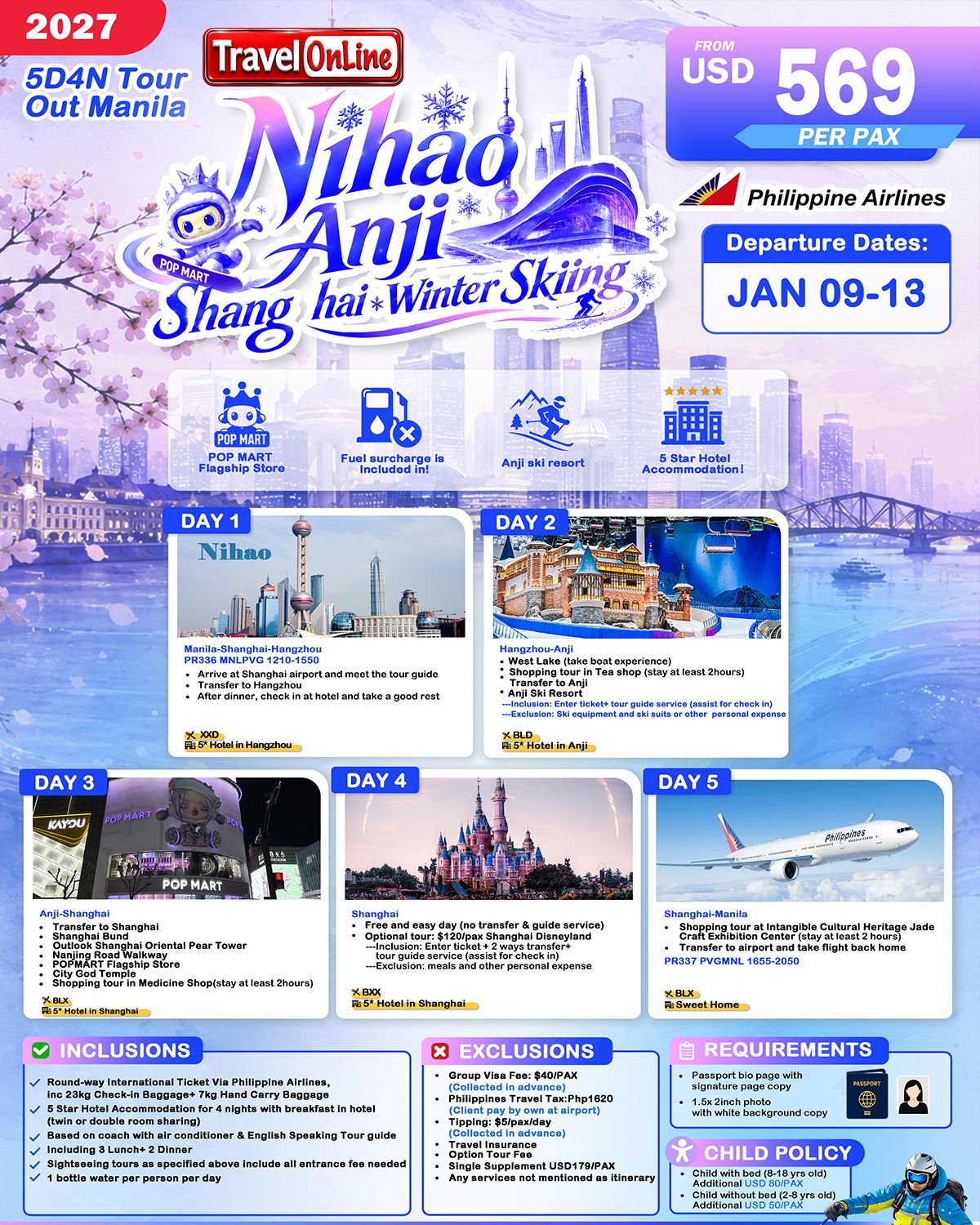 SHANGHAI ANJI CHINA 5 DAYS 4 NIGHTS ALL IN JOINER GROUP TOUR PACKAGE FROM MANILA PHILIPPINES - AS LOW AS: $569/PAX - TRAVELONLINE promo image